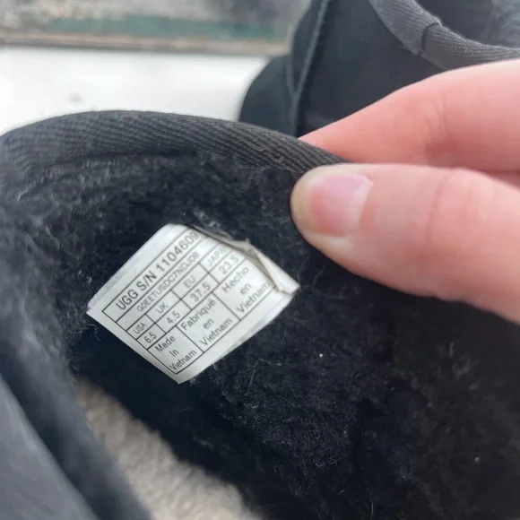 UGG Black Suede Boots - Picture 5 of 6